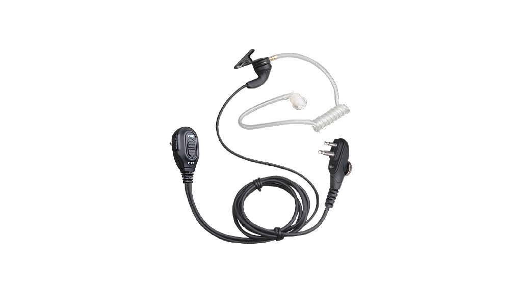 EAM12 (EOL) Earpiece with Acoustic Tube and In-line PTT (Black) -- EOL